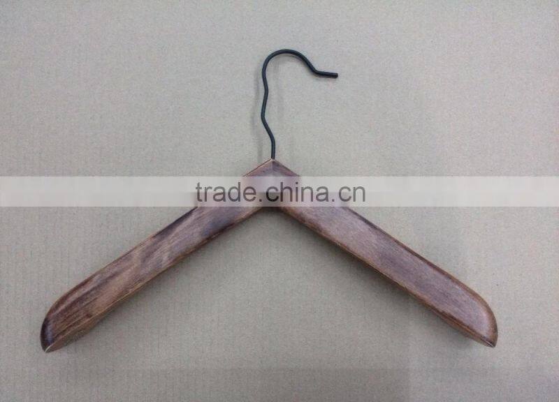 DLS017 Multi clothes hanger wooden coat hangers with bar