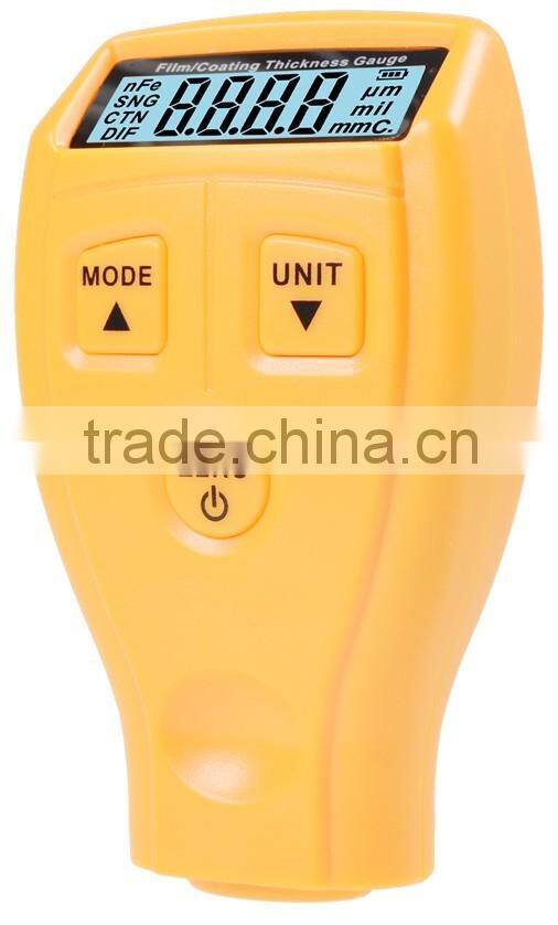 2016 new thickness gauge portable nondestructive nonmagnetic Coating Thickness meter