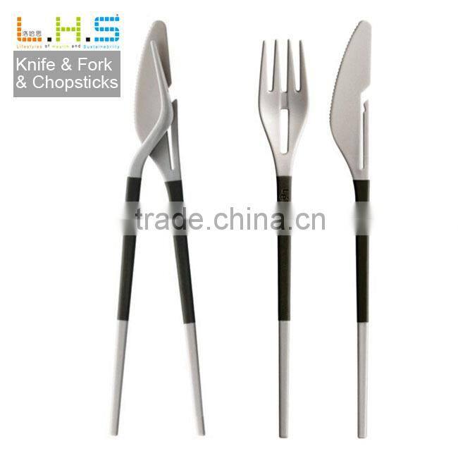 Knife & Fork & Chopsticks cutlery for restaurant