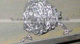 Detailed Product Description scourer made of 0.13mm stainless steel wire, galvanized wire, ir
