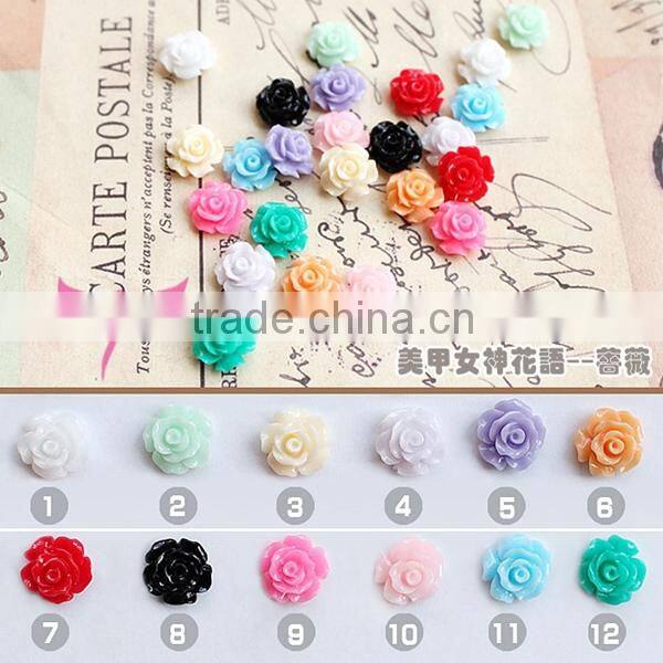 2015 beatuy rose flower design decoration for nail art