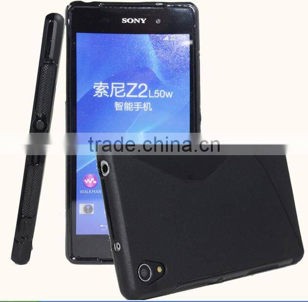 S Line Matte Soft TPU Case For LG Sony Xperia Z2/Z2 mini