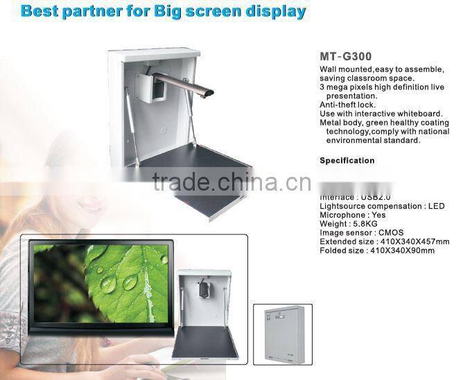 Multi-media teaching machine include computer visual presenter work as educational euipment