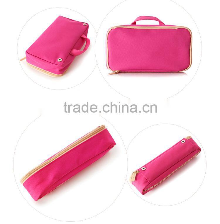 Fashionable eco-friendly painting folding hanging storage bag