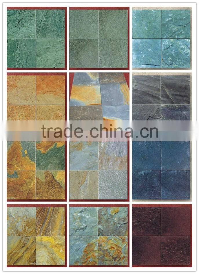 slate tiles, roofing tiles, colorful natural stones