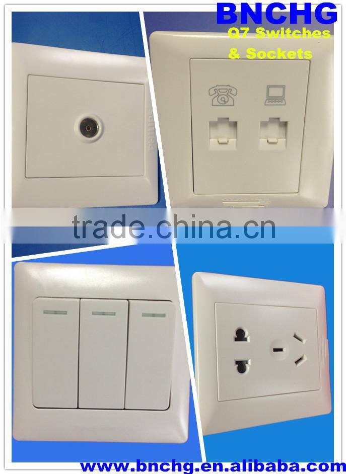 euro standard usb wall socket and switch 250v