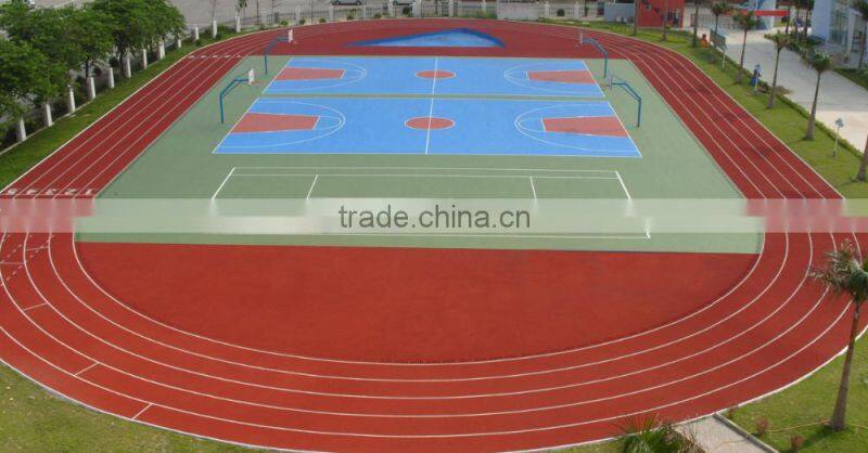 5MM slicon PU synthetic court sports flooring