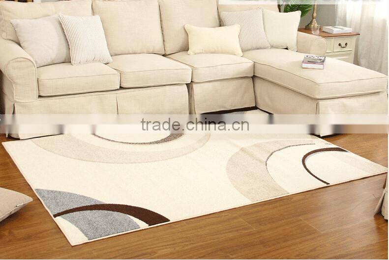 Hot sales round circle fashion design shaggy rug for home decor