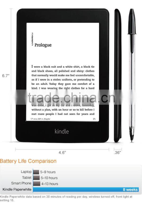 Amazon All-New Kindle Paperwhite WiFi 4GB 2014 Edition without ads Brand New e-reader 2014 Edition Amazon Kindle Paperwhite