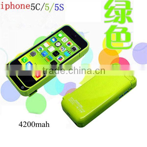 Back up charger 4200mAh power bank battery case for iphone 5