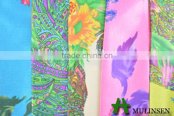 Mulinsen Textile Printing 50D*75D 100 Polyester Satin Panties