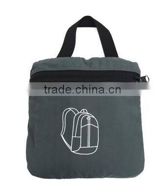 Excellent Quality Polyester Camouflage Foldable Backpack ,Travelling Folded Bag