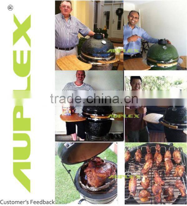 Luxury Commercial Movable Ceramic Egg Grill with Stainless Steel Trolley(AU-215S2)