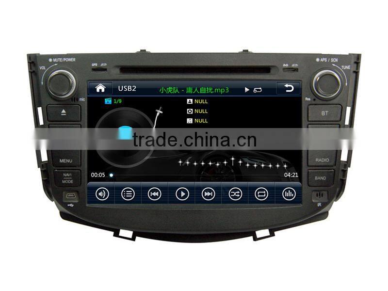 car dvd player for Lifan x60 dvd player with bluetooth 3G wifi DVR DVB-T TMC optional