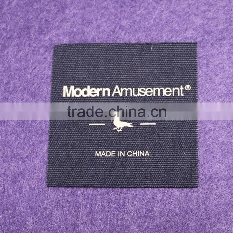 Custom Design Damask Care Label Woven Printing Clothing Washing Labels