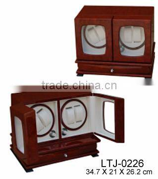 wooden watch winder box
