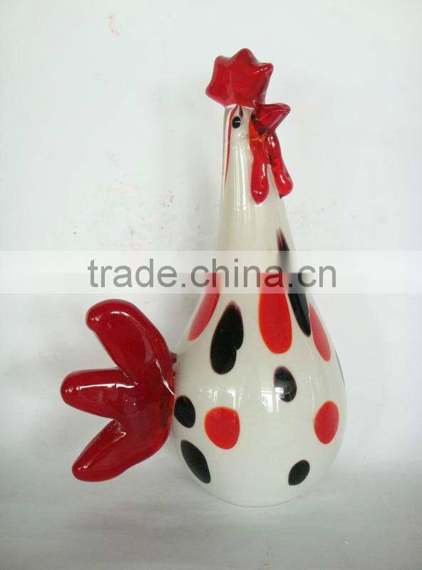glass rooster