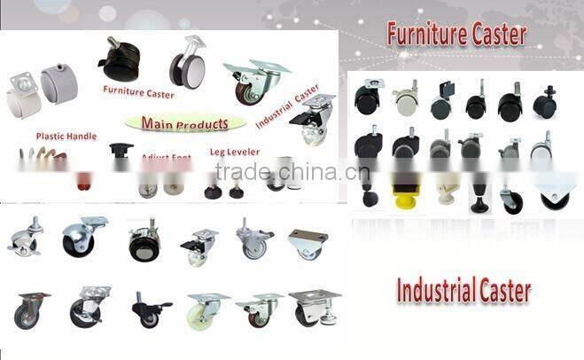 2 inch plastic supermarket shopping cart castor