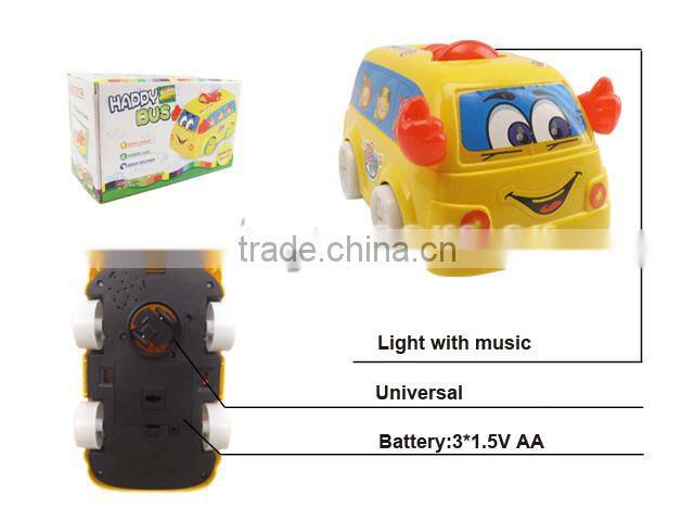 baby univesal electric bus for kids with light