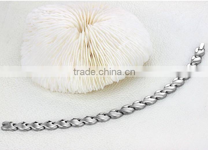 KSTONE Women's 316l Stainless Steel heath magnet bracelet