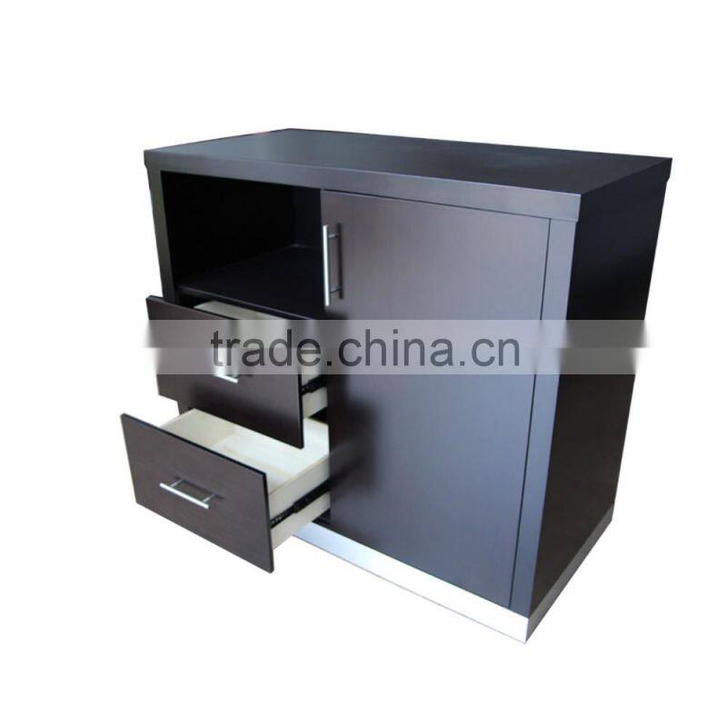 king nightstand with solidwood veneer and HPL top