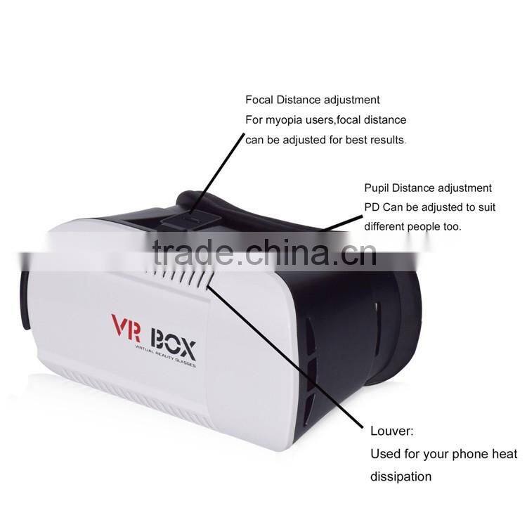 VR BOX virtual reality oculus rift 3D glasses phone+bluetooth controller GVR