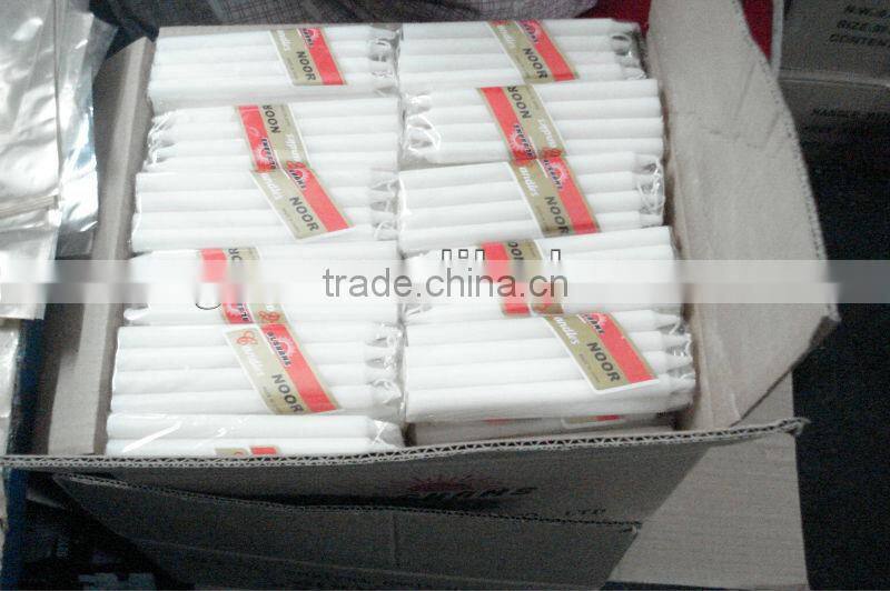 paraffin wax white plain candle