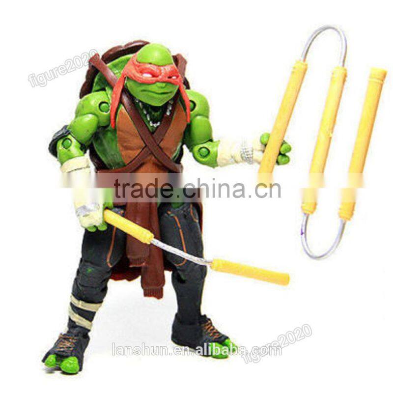 4x Teenage Mutant Ninja Turtles TMNT Da Vinci/Raphael/Mikey/Donatello 5" Action Figure Loose