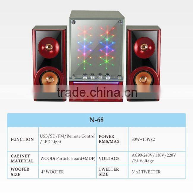 Christmas new classic hifi 6.5 inch subwoofer bluetooth sound master speaker made in China