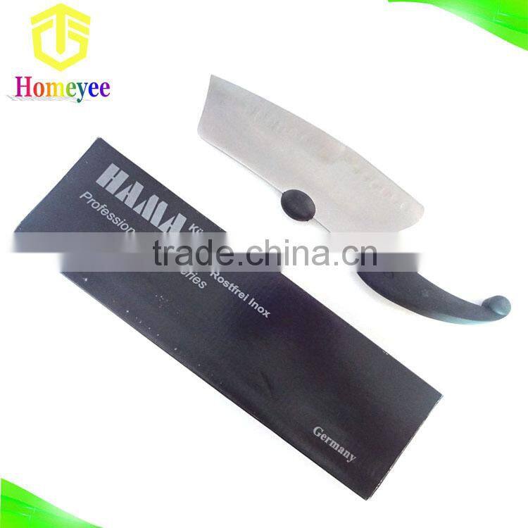 High quality Germany kitchen knife freezing knife with Black ABS handle