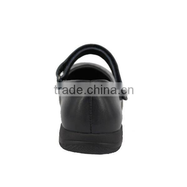 Guangzhou OEM Microfiber Leather No Brand School Shoes for Girls