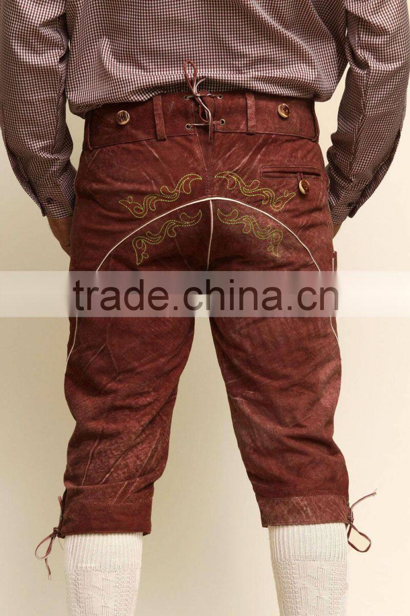 New Bavarian LEDERHOSEN Leather Pants Original" Goat Suede Leather Pants