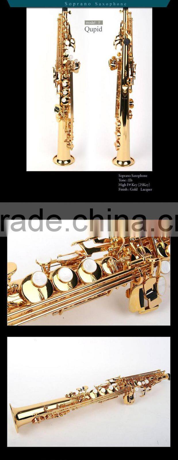 Professional Deluxe Soprano Sax YSS-301102G / CUPID