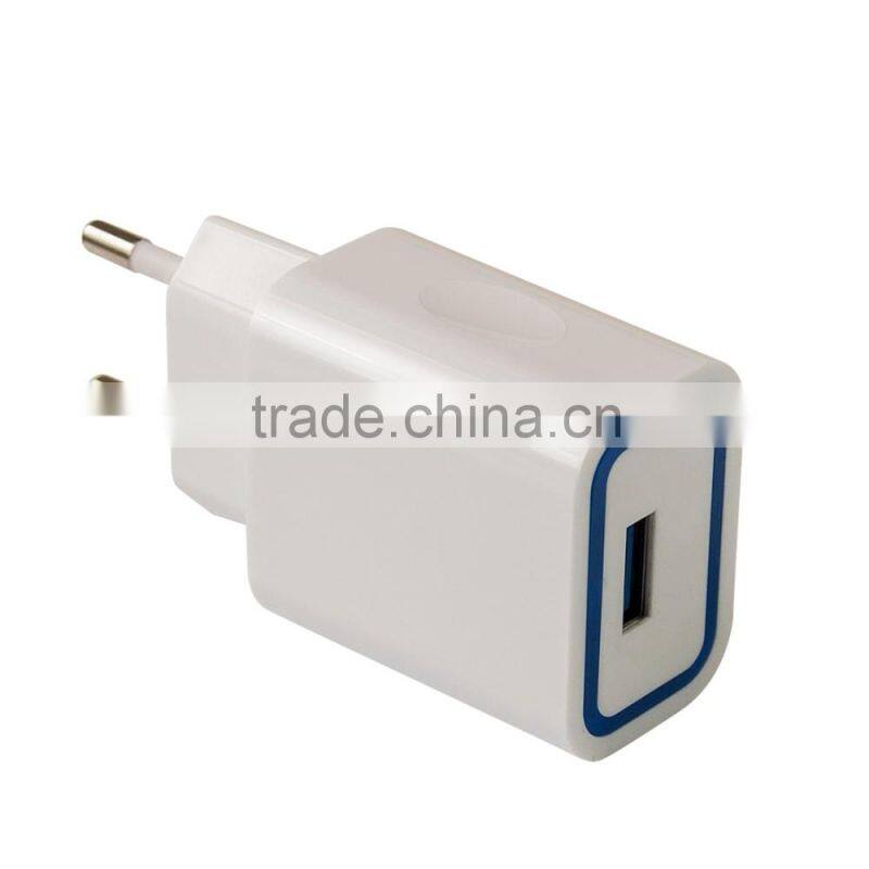 Ultra-high Speed Quick Charge3.0 HUNDA 18W Single USB Wall Charger PowerPort for Samsung S7/S6/Edge/Edge plus,Google,LG
