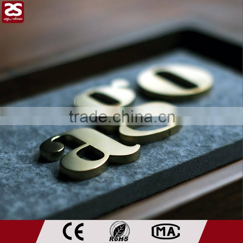 led signage waterproof 3d stainless steel letter sign