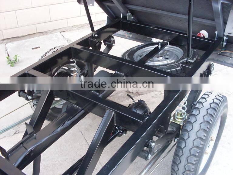 aluminum wheel adult tricycle petrol 150cc open cargo reverse tricycle (SY300ZH-C)