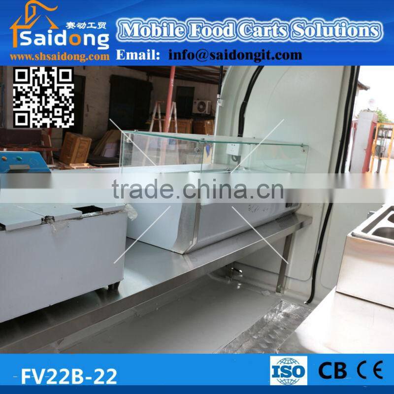 Mobile lunch Truck cart and Lunch truck Van /Commercial Food truck