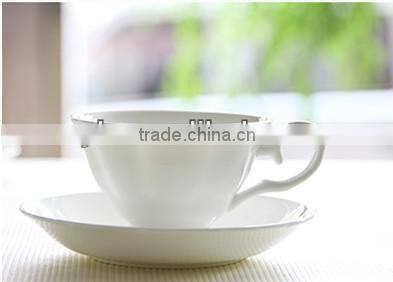 Espresso Cup and Saucer with spoon ceramic coffee cup