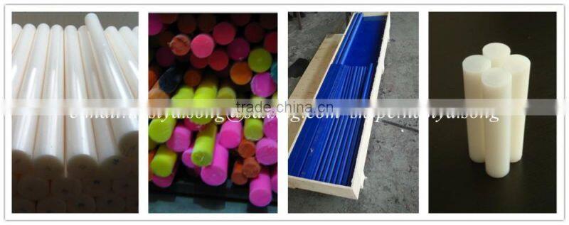 uhmwpe rods for steel frame/anti-uv and wear resistant uhmwpe rod/pure virgin uhmwpe rod