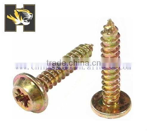 carbon steel white znic philiips pan framing head self tapping screw