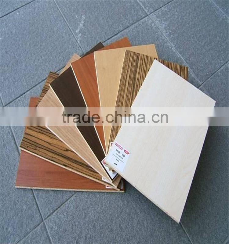 White melamine veneer mdf board for cabinet doors