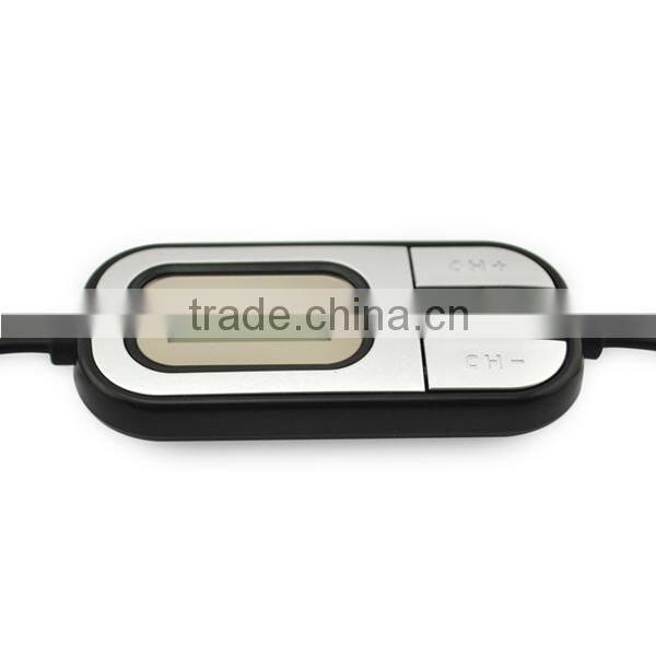 Hot selling 3.5mm port fm car transmitter USB