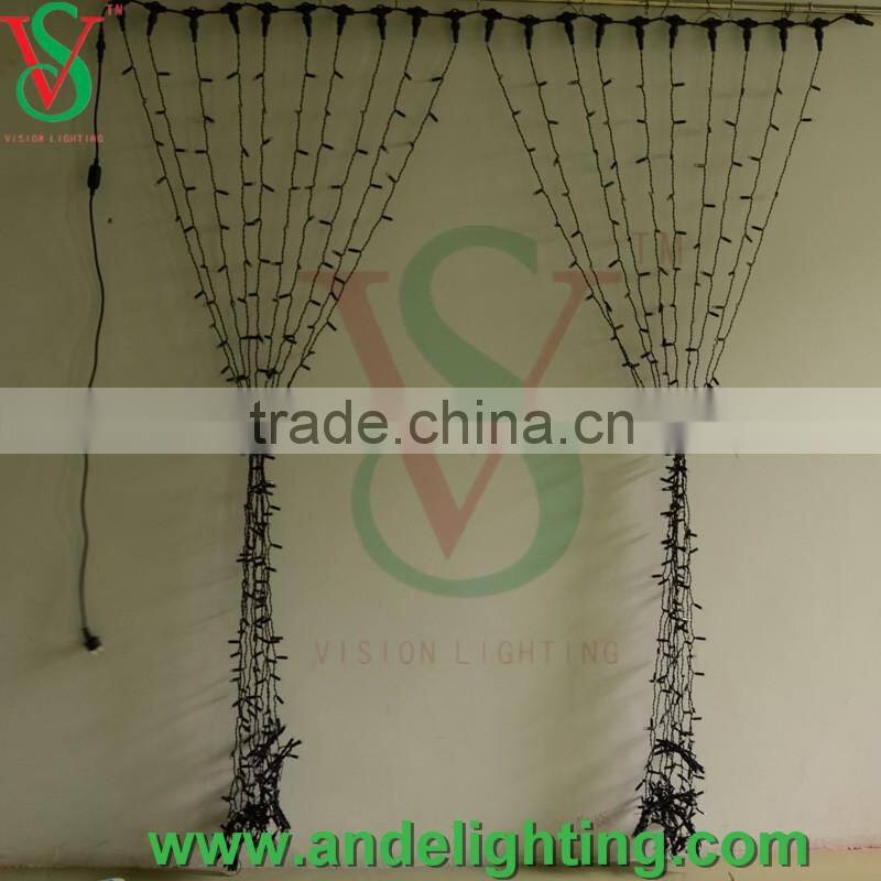 Christmas IP65 waterproof led snowfall curtain lights
