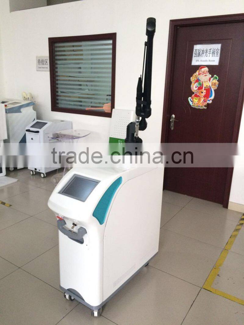 1064nm and 532nm Strong Power Tattoo Pigment Removal Skin Rejuvenation Vertical Q-Switch Laser