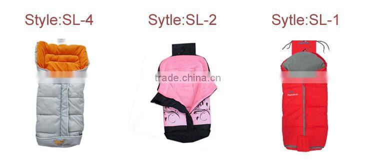 Wholesale safety material infant down sleeping bag for baby