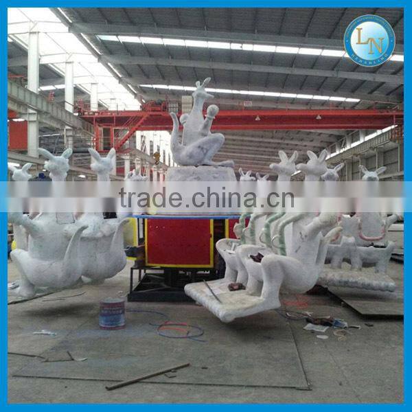 Thrilling luna fun park kiddie rides jumping kangaroo for sale