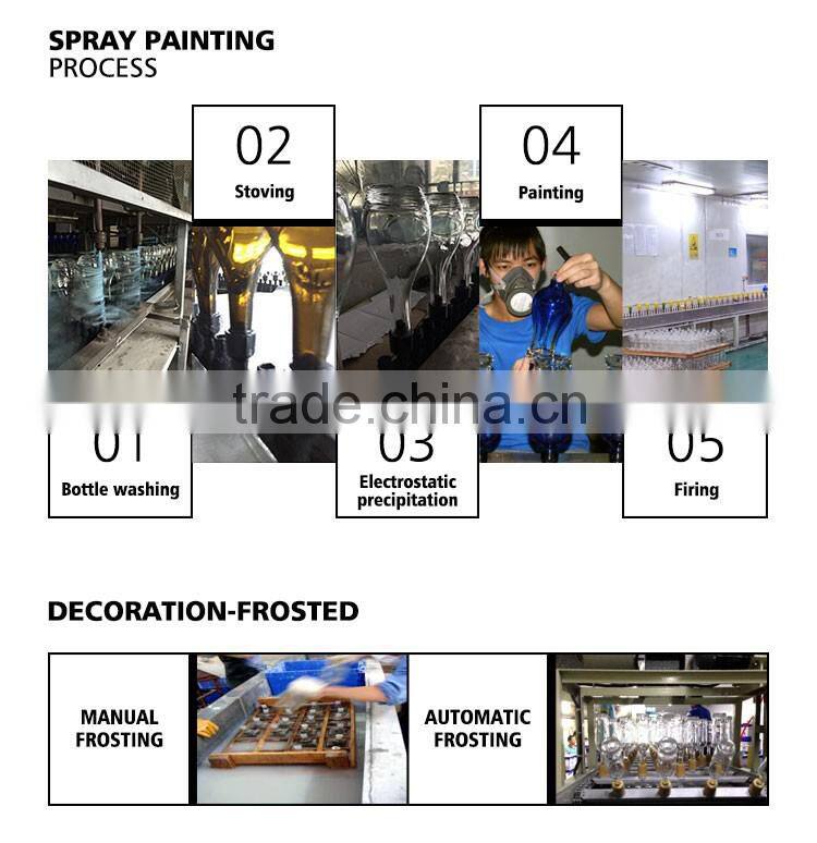 Round clear honey glass bottle for sale