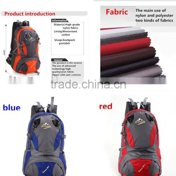 blue new style students backpack