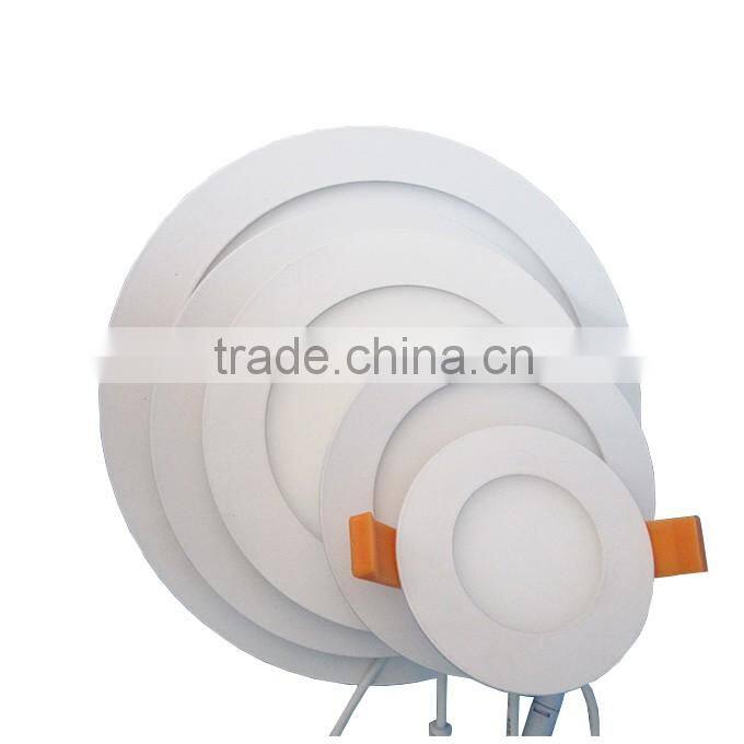Green life led panel light lamp, 3W 4W 12 W 18W round ceiling panel light