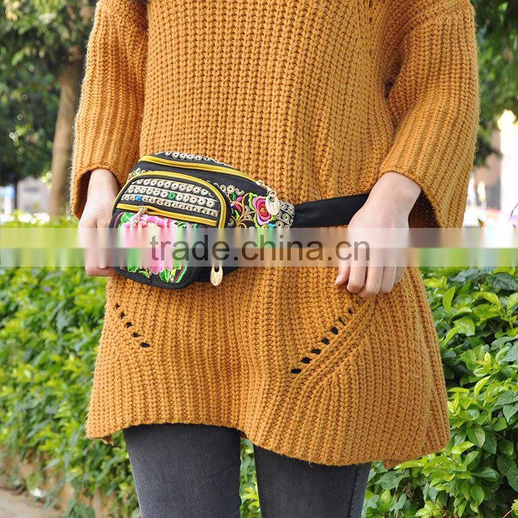 China manufacory hot sale, fashion waist bags cheap women pocket bag shoulder bag